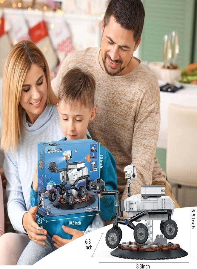 JETRA Space Explorer Building Kit 229 PCS with Mini Astronaut, Creative Space Toys for Kids Who Love Mars Research and Exploration Adventures, Space Discovery Model Gift for Boys Girls Aged 6-12 - Image 3